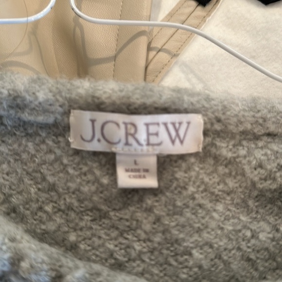 J crew lady jacket sweater with rhinestone buttons size L - Picture 5 of 7
